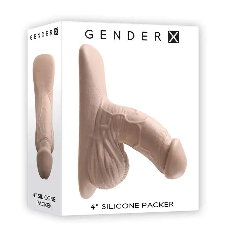 Gender X 4'' SILICONE PACKER LIGHT -  10 cm Packer Gender X Discreet Intimate Essentials.