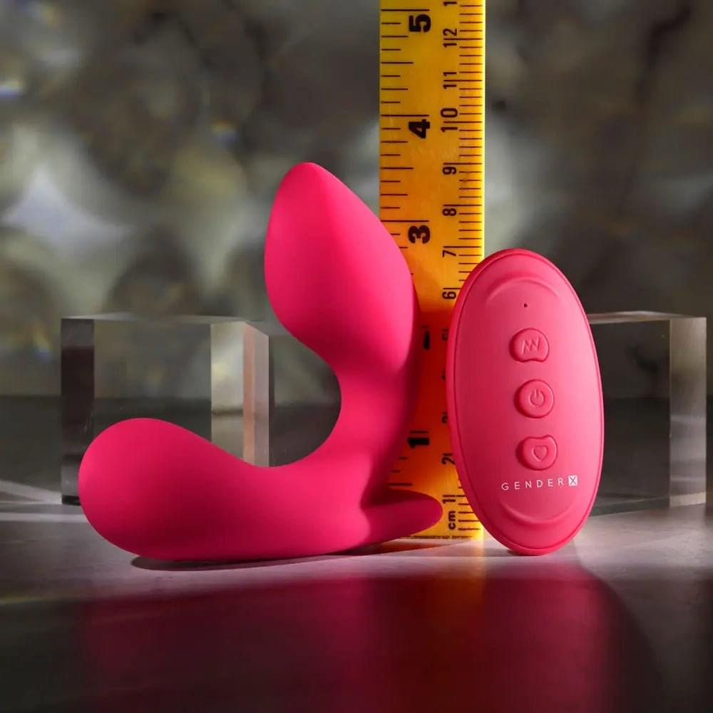 Gender X ALL ABOUT THE BASS -  USB Rechargeable Wearable Vibrator with Wireless Remote Gender X Discreet Intimate Essentials.