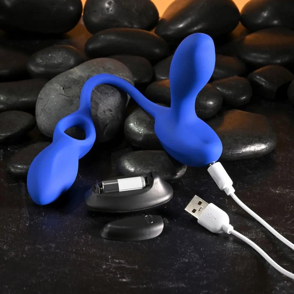Gender X BACK FOR MORE - Dual USB Rechargeable Dual Stimulator with Wireless Remote Gender X Discreet Intimate Essentials.