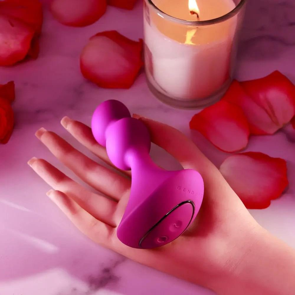 Gender X BALL GAME -  13.5 cm USB Rechargeable Vibrating Butt Plug Gender X Discreet Intimate Essentials.