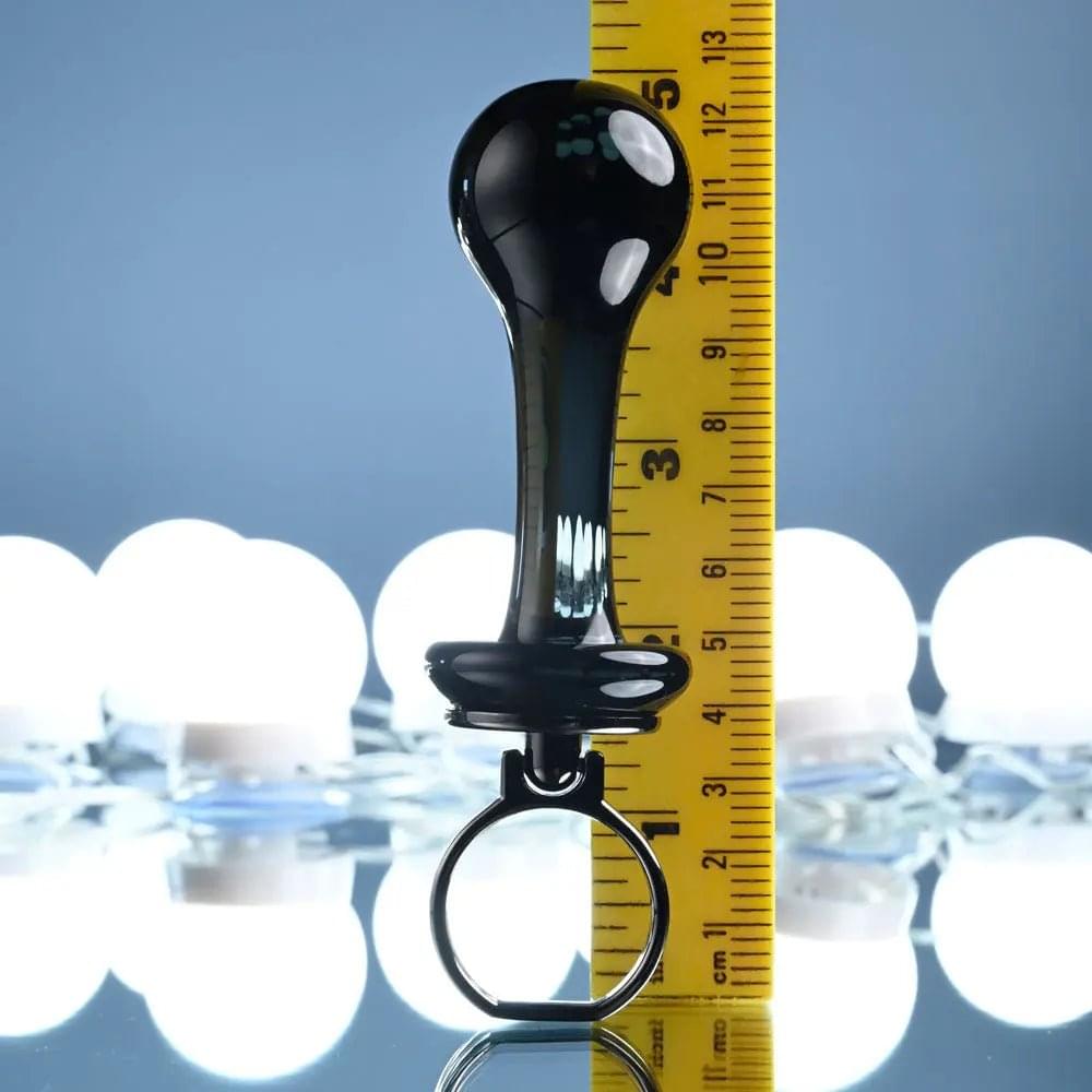 Gender X BLOW POP -  12.8 cm Glass Plug with Ring Pull Gender X Discreet Intimate Essentials.