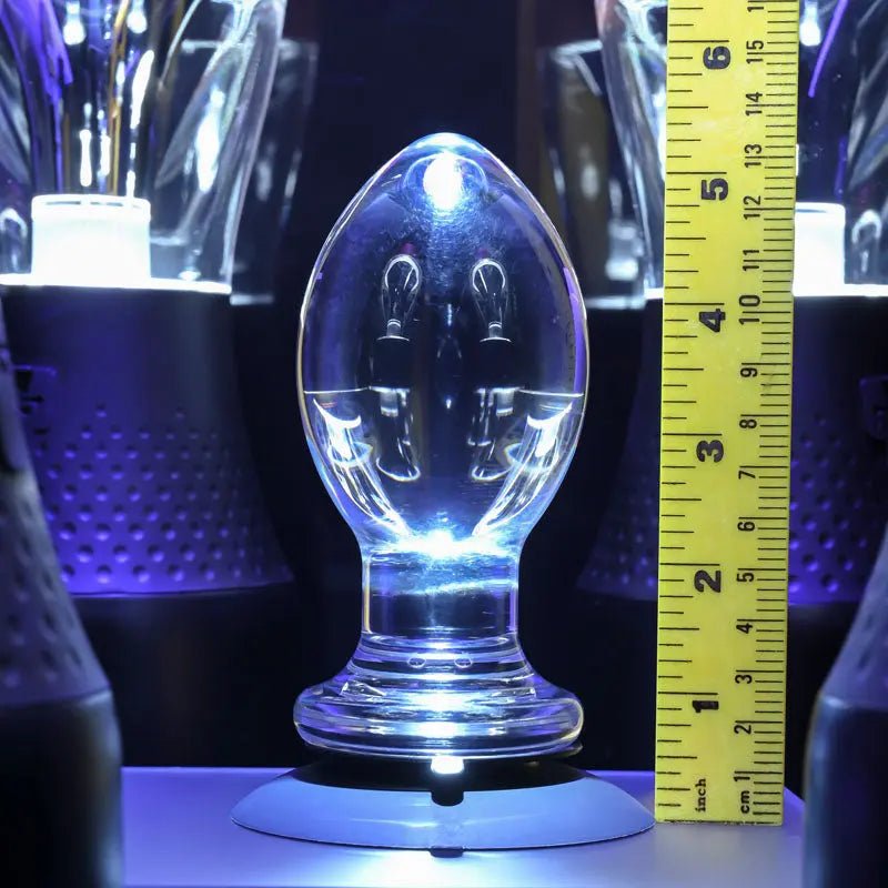 Shop affordable quality Gender X Crystal Ball - Glass 13.6 cm Butt Plug with Suction Base - Discreet Intimate Essentials - ANAL TOYS - Gender X