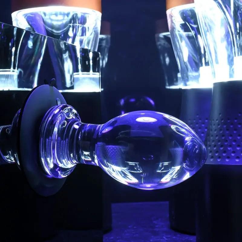 Gender X Crystal Ball -  Glass 13.6 cm Butt Plug with Suction Base Gender X Discreet Intimate Essentials.