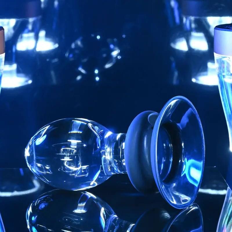 Gender X Crystal Ball -  Glass 13.6 cm Butt Plug with Suction Base Gender X Discreet Intimate Essentials.