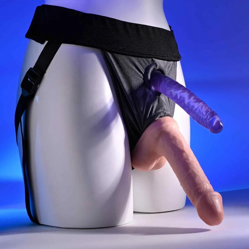 Gender X DOUBLE RIDER -  Adjustable Strap-On Harness (No Probe Included) Gender X Discreet Intimate Essentials.