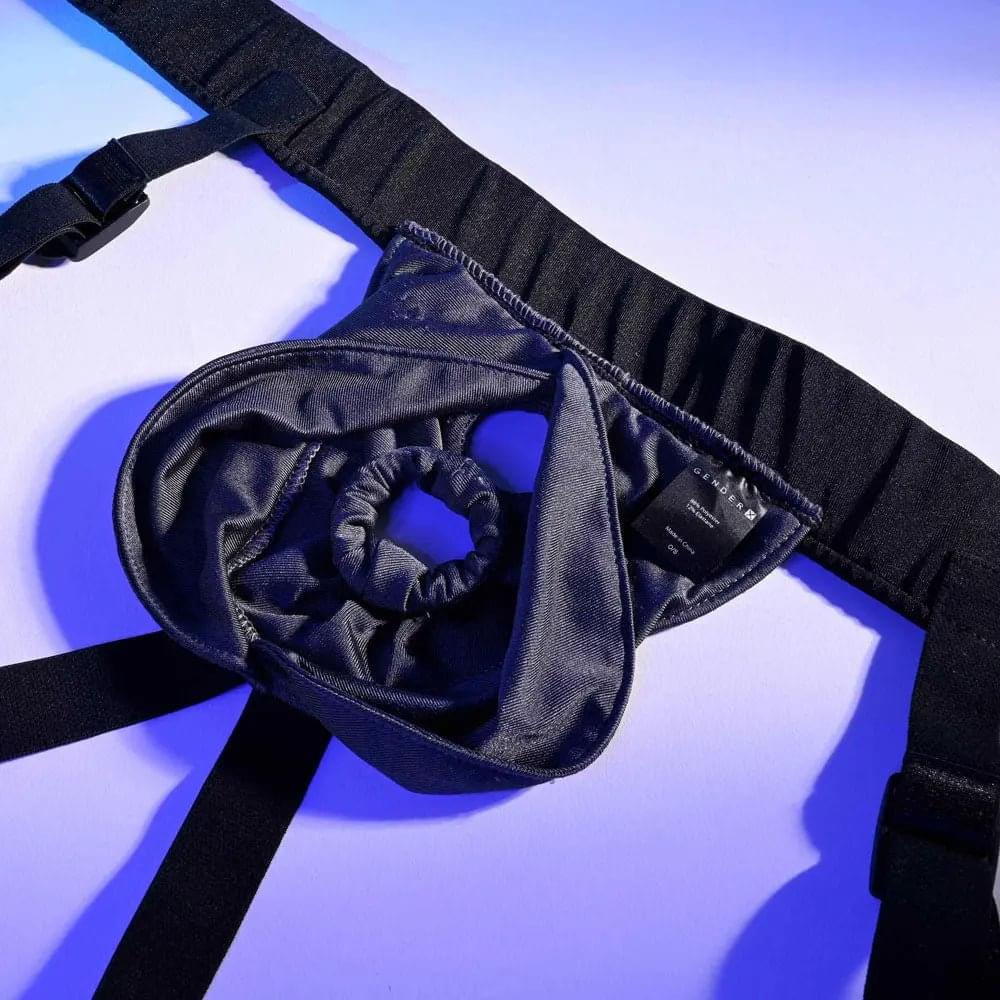 Gender X DOUBLE RIDER -  Adjustable Strap-On Harness (No Probe Included) Gender X Discreet Intimate Essentials.