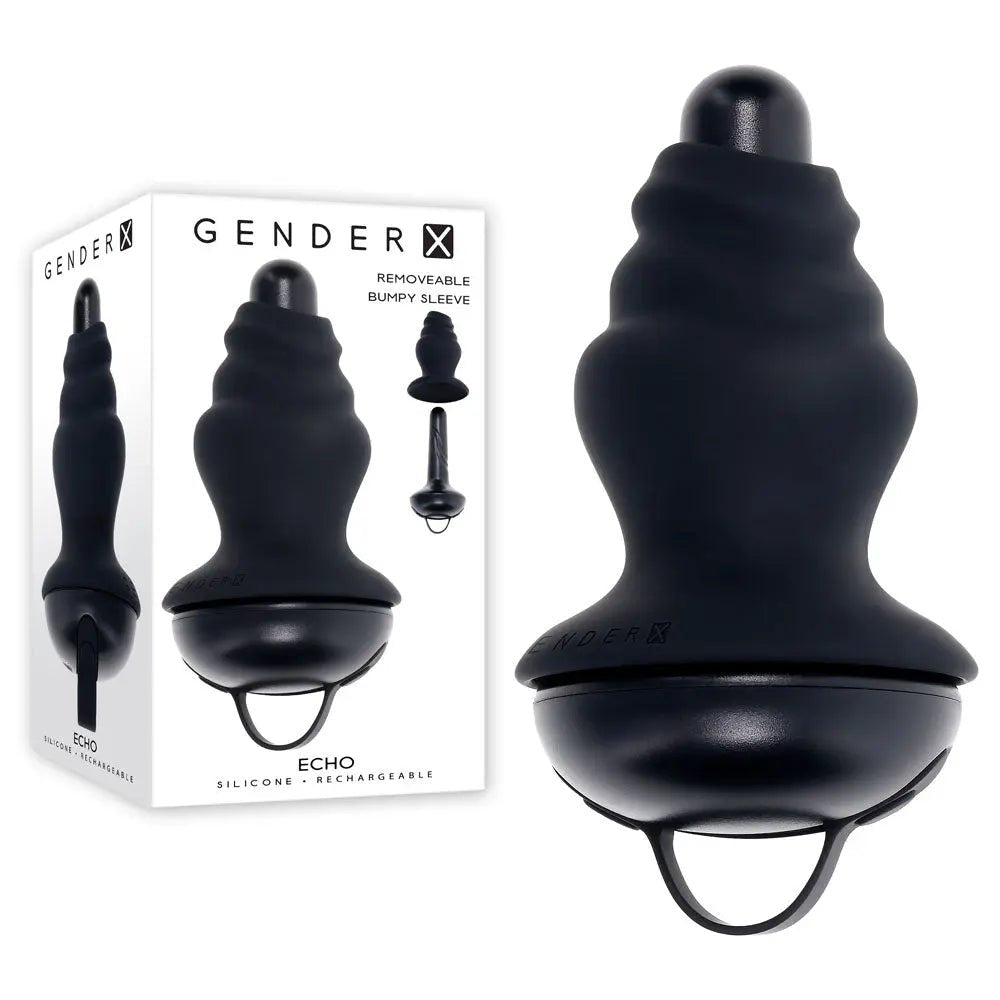 Shop affordable quality Gender X ECHO - 15.3 cm USB Rechargeable Butt Plug - Discreet Intimate Essentials - ANAL TOYS - Gender X