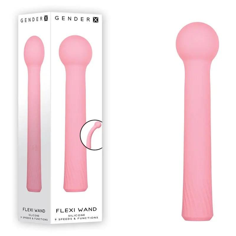 Gender X FLEXI WAND -  16.6 cm USB Rechargeable Vibrator Gender X Discreet Intimate Essentials.