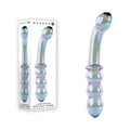 Gender X LUSTROUS GALAXY WAND - /Violet Glass 18.5 cm Double Ended Massager Gender X Discreet Intimate Essentials.