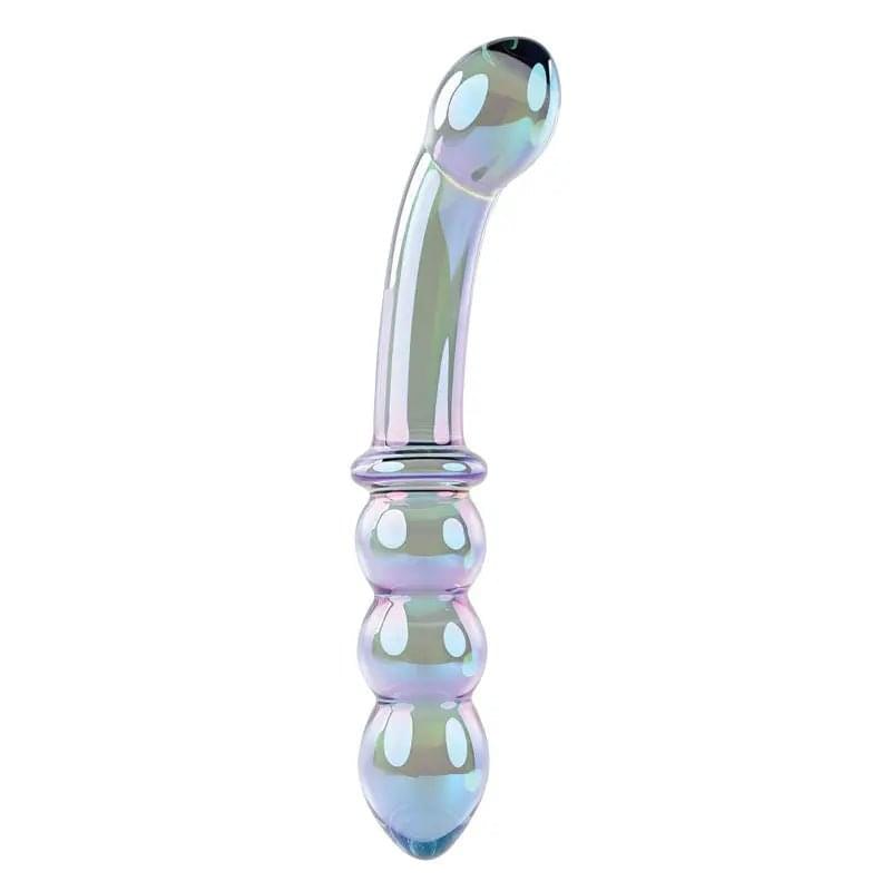 Gender X LUSTROUS GALAXY WAND - /Violet Glass 18.5 cm Double Ended Massager Gender X Discreet Intimate Essentials.