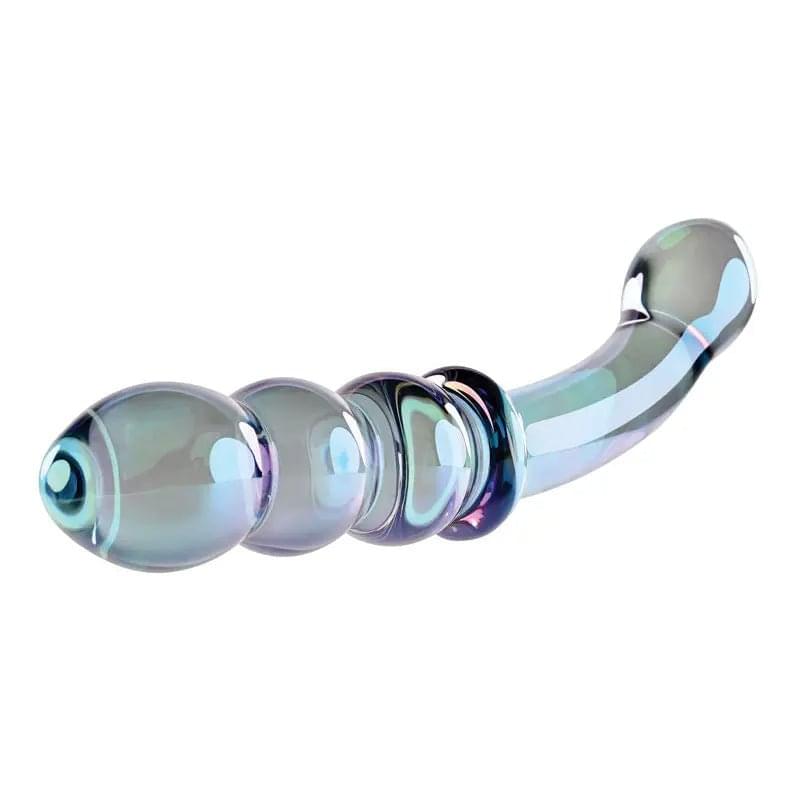Gender X LUSTROUS GALAXY WAND - /Violet Glass 18.5 cm Double Ended Massager Gender X Discreet Intimate Essentials.