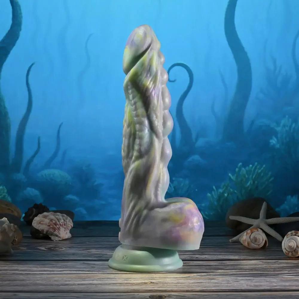 Gender X MONSTER'S BALL - USB Rechargeable Vibrating and Thrusting Fantasy Dildo with Wireless Remote Gender X Discreet Intimate Essentials.