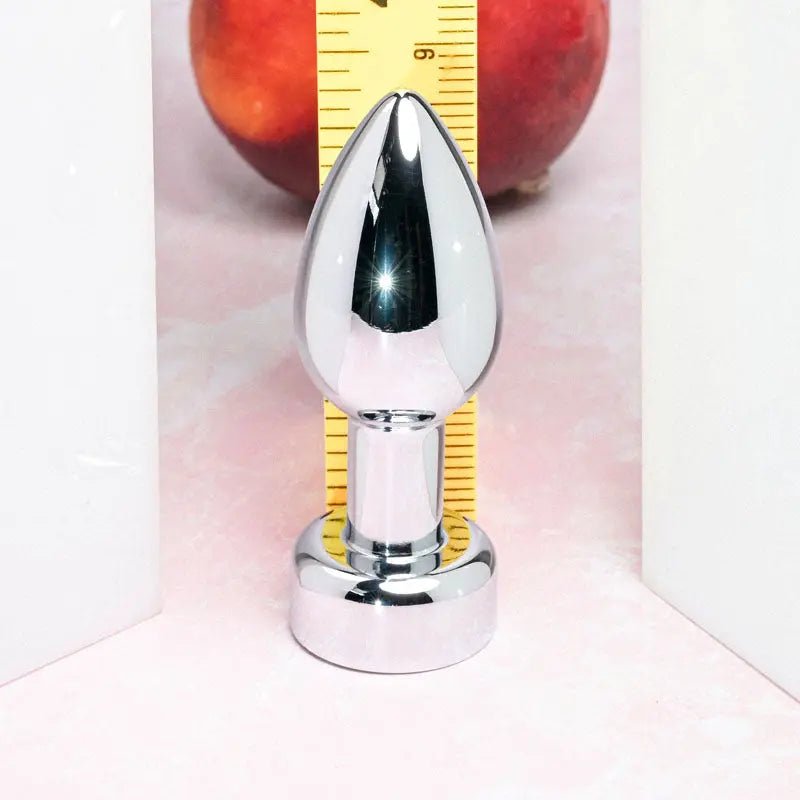 Shop affordable quality Gender X ROCKIN' METAL PLUG - Metallic 9.3 cm USB Rechargeable Butt Plug - Discreet Intimate Essentials - ANAL TOYS - Gender X