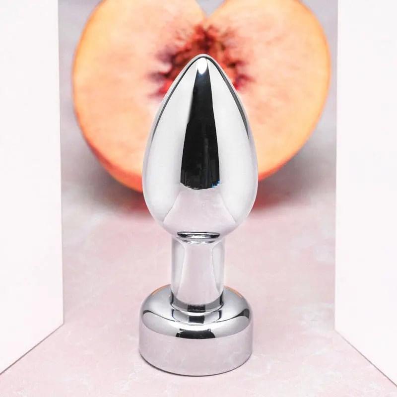 Gender X ROCKIN' METAL PLUG - Metallic 9.3 cm USB Rechargeable Butt Plug Gender X Discreet Intimate Essentials.