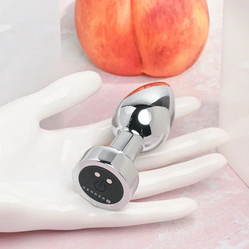 Shop affordable quality Gender X ROCKIN' METAL PLUG - Metallic 9.3 cm USB Rechargeable Butt Plug - Discreet Intimate Essentials - ANAL TOYS - Gender X