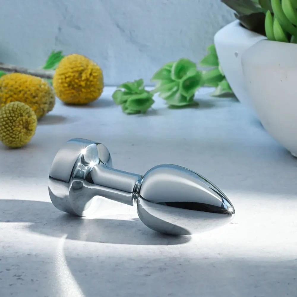 Gender X ROCKIN METAL PLUG MINI -  7.8 cm USB Rechargeable Vibrating Mini Butt Plug Gender X Discreet Intimate Essentials.