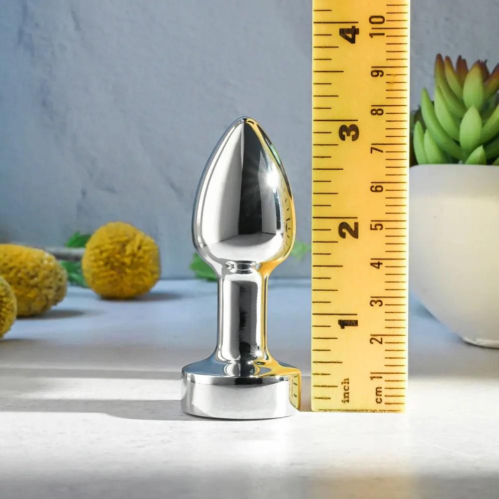 Gender X ROCKIN METAL PLUG MINI -  7.8 cm USB Rechargeable Vibrating Mini Butt Plug Gender X Discreet Intimate Essentials.