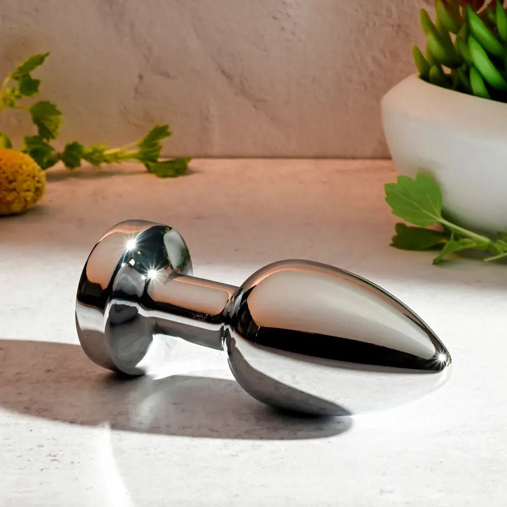 Shop affordable quality Gender X ROCKIN METAL PLUG XL - 10.5 cm USB Rechargeable Vibrating XL Butt Plug - Discreet Intimate Essentials - ANAL TOYS - Gender X