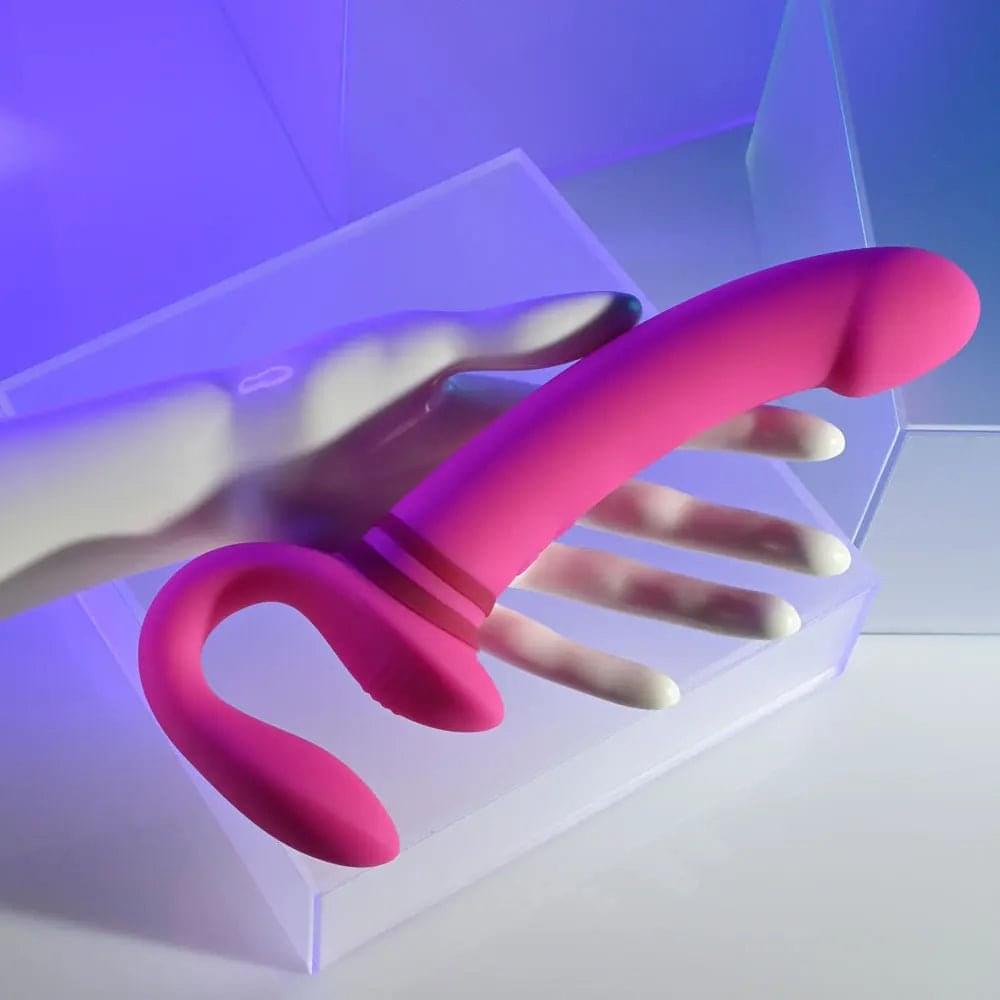 Gender X SHARING IS CARING -  21.9 cm USB Rechargeable Strapless Strap-On Gender X Discreet Intimate Essentials.