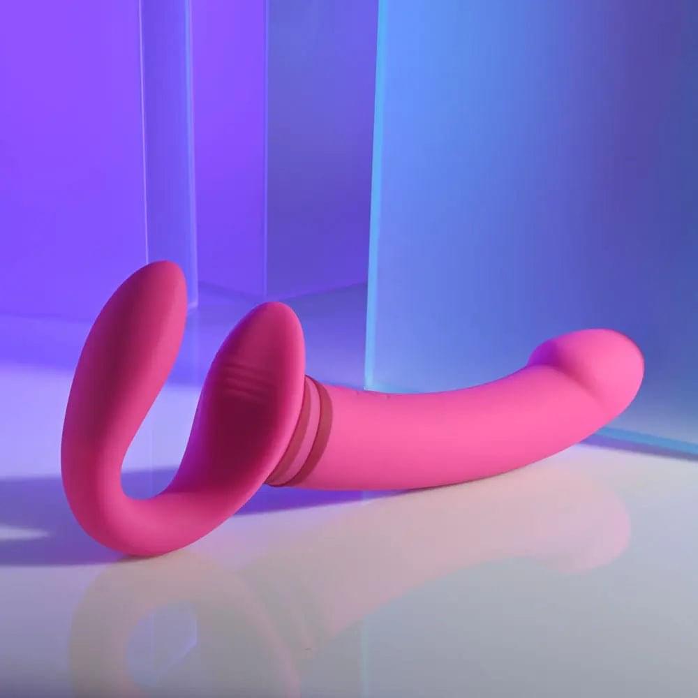 Gender X SHARING IS CARING -  21.9 cm USB Rechargeable Strapless Strap-On Gender X Discreet Intimate Essentials.