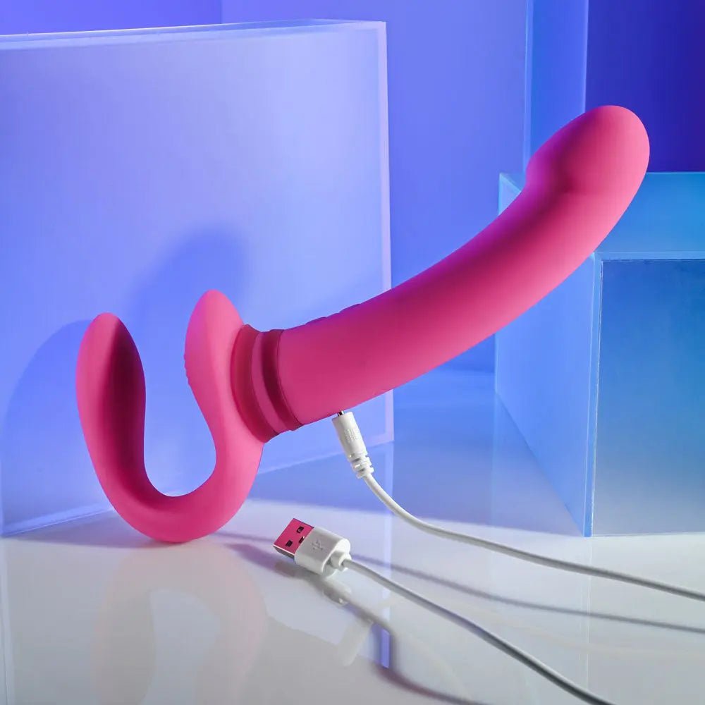 Shop affordable quality Gender X SHARING IS CARING - 21.9 cm USB Rechargeable Strapless Strap-On - Discreet Intimate Essentials - STRAP-ONS - Gender X