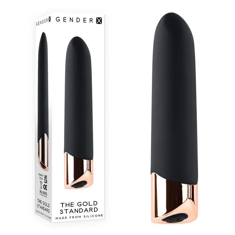 Shop affordable quality Gender X THE GOLD STANDARD - /Rose Gold 10 cm USB Rechargeable Bullet - Discreet Intimate Essentials - BULLETS & EGGS - Gender X