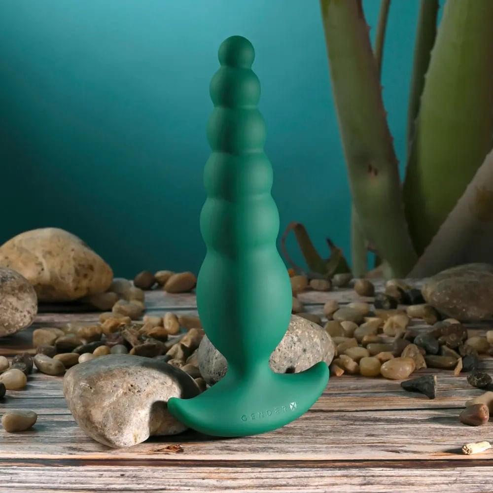 Gender X THE RATTLER -  17 cm USB Rechargeable Vibrating and Twirling Anal Plug Gender X Discreet Intimate Essentials.
