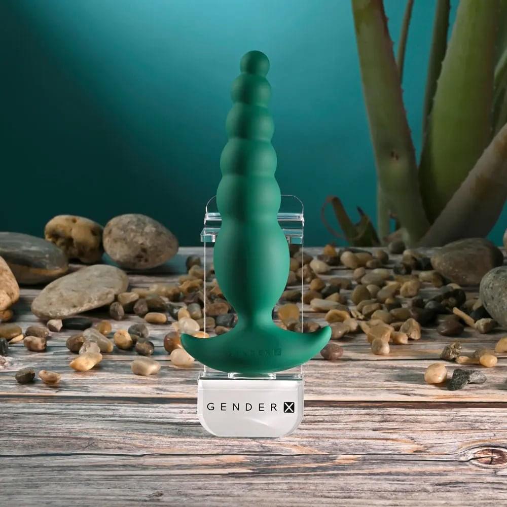 Gender X THE RATTLER -  17 cm USB Rechargeable Vibrating and Twirling Anal Plug Gender X Discreet Intimate Essentials.