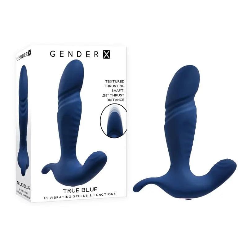 Gender X TRUE  -  13.5 cm USB Rechargeable Thrusting Prostate Massager Gender X Discreet Intimate Essentials.