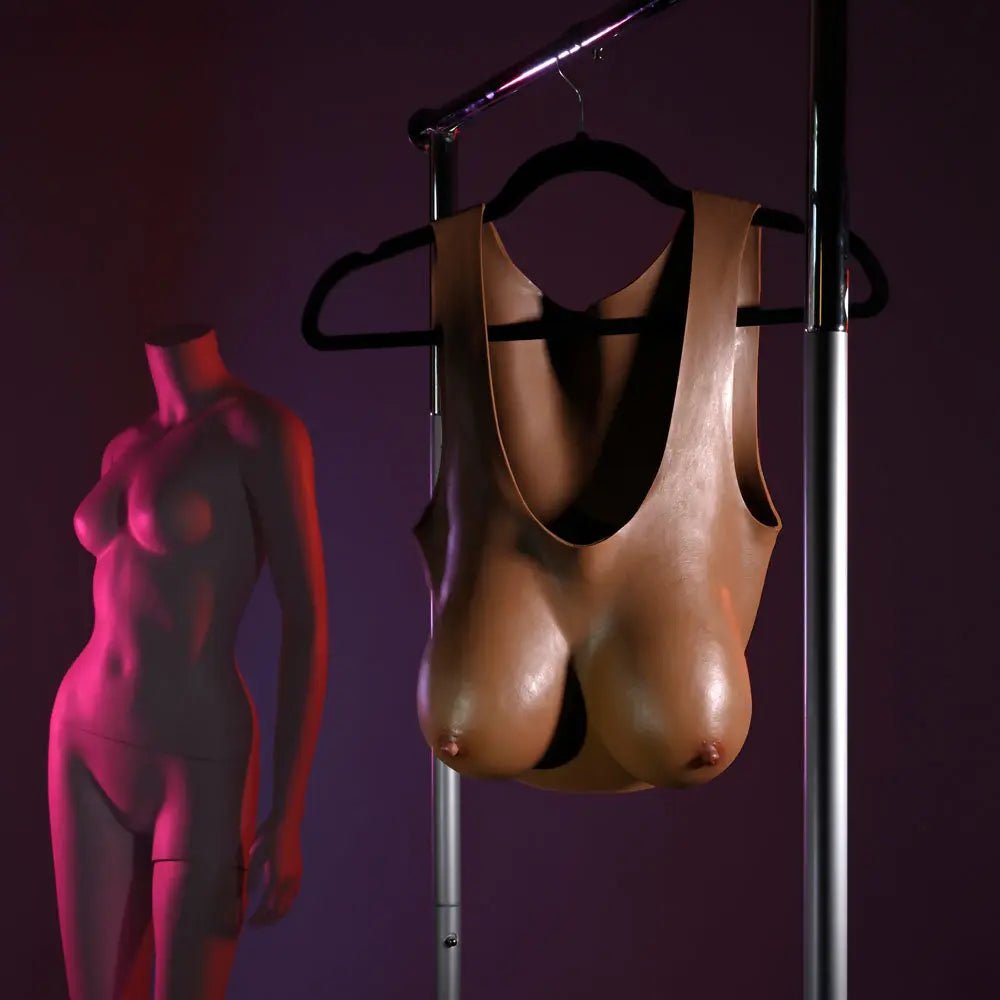 Shop affordable quality Gender X UNDERGARMENTS - PLATE D-CUP - Dark - Wearable Breasts - D-Cup Size - Discreet Intimate Essentials - GENDER EXPRESSION - Gender X