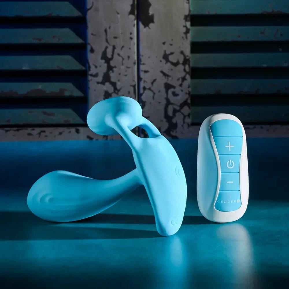 Gender X WEAR ME OUT -  11.1 cm USB Rechargeable Wearable Vibrator with Wireless Remote Gender X Discreet Intimate Essentials.