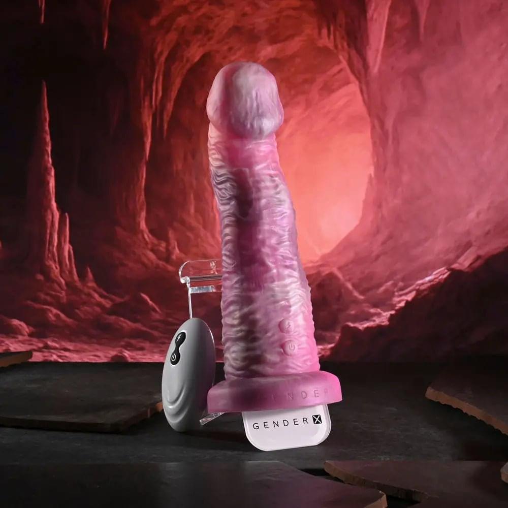 Gender X WHIMSICAL -  USB Rechargeable Vibrating Fantasy Dildo with Wireless Remote Gender X Discreet Intimate Essentials.