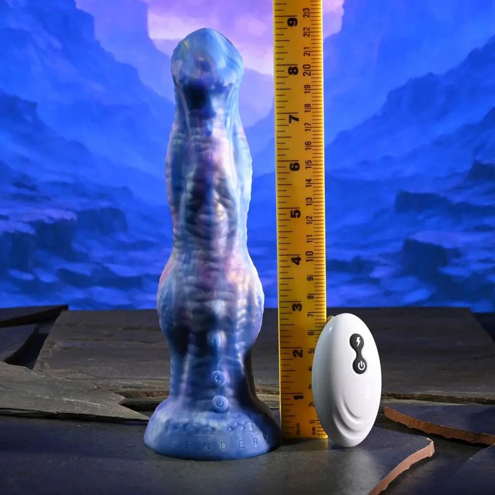Gender X WILDEST DREAMS - USB Rechargeable Vibrating and Thrusting Fantasy Dildo with Wireless Remote Gender X Discreet Intimate Essentials.