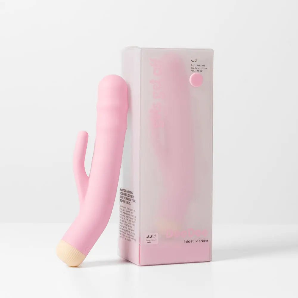 Shop affordable quality Girls Get Off - DeeDee - 19 cm USB Rechargeable Thrusting Rabbit Vibrator - Discreet Intimate Essentials - VIBRATORS - Girls Get Off