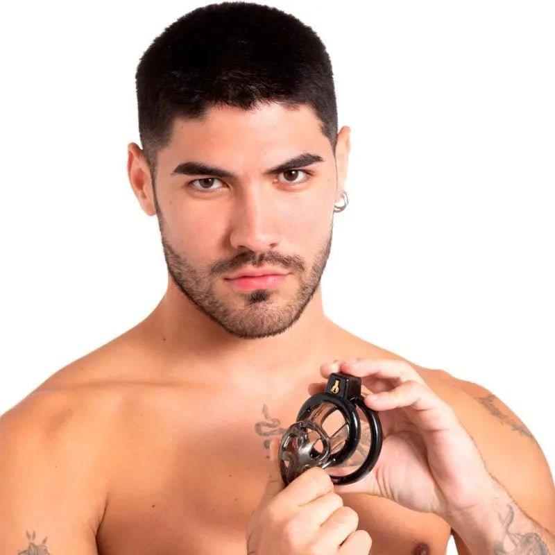 Gladiator Size 1 Soft Cock Cage with Pussification Plug Sport Fucker Discreet Intimate Essentials.