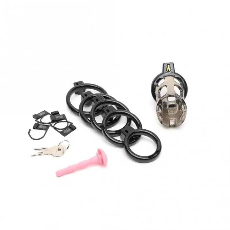 Gladiator Size 1 Soft Cock Cage with Pussification Plug Sport Fucker Discreet Intimate Essentials.