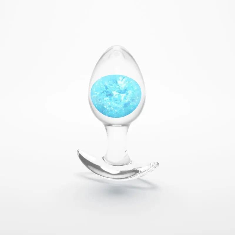 Glams Cosmic - Medium -  - Clear/ 9.5 cm Small Butt Plug NS Novelties Discreet Intimate Essentials.