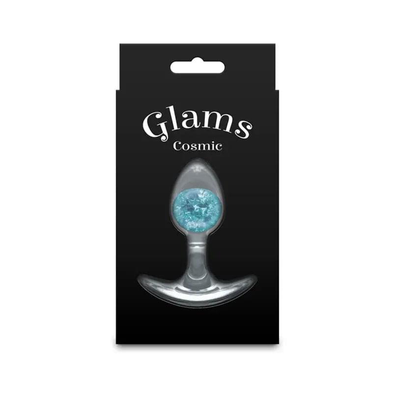 Glams Cosmic - Small -  - Clear/ 8.1 cm Small Butt Plug NS Novelties Discreet Intimate Essentials.