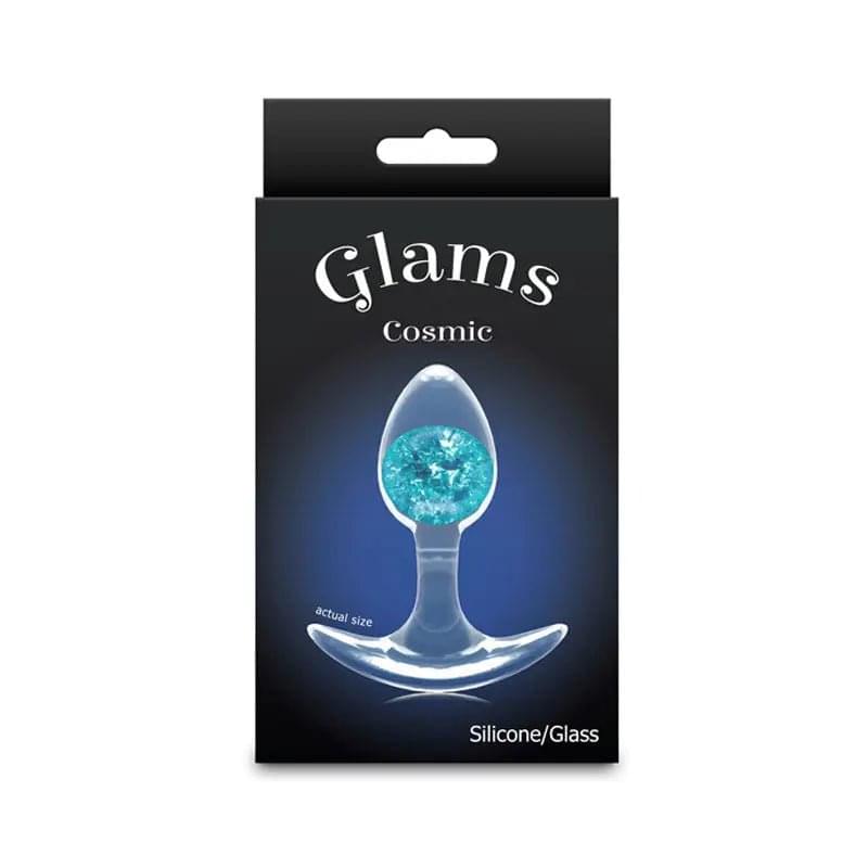 Glams Cosmic - Small -  - Clear/ 8.1 cm Small Butt Plug NS Novelties Discreet Intimate Essentials.