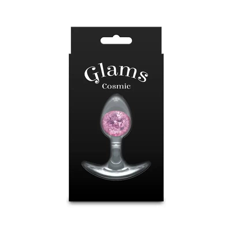 Glams Cosmic - Small -  - Clear/ 8.1 cm Small Butt Plug NS Novelties Discreet Intimate Essentials.