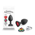 Glams Xchange Heart - Small -  Small Butt Plug with Interchangeable Heart Gems NS Novelties Discreet Intimate Essentials.