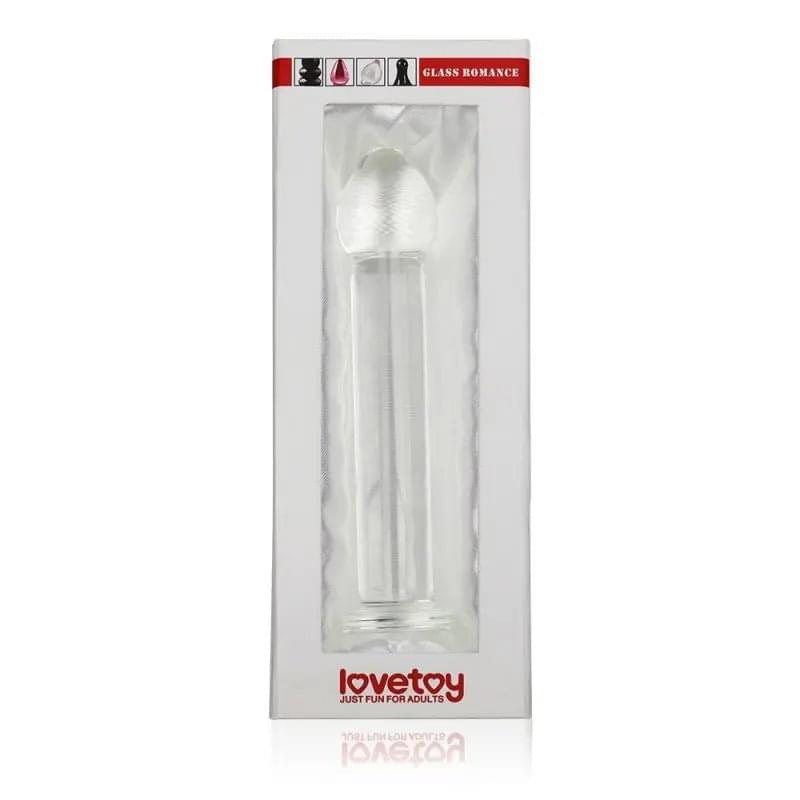 Glass Romance 1 Clear 7in Glass Romance Discreet Intimate Essentials.
