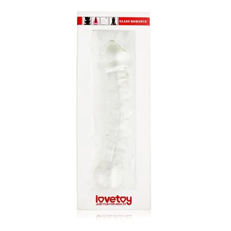 Glass Romance 5 Clear 7in Glass Romance Discreet Intimate Essentials.