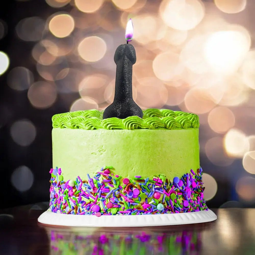 Shop affordable quality Glitterati Glitter Penis Candle - 10 cm Penis Party Candle - Discreet Intimate Essentials - NOVELTIES - Little Genie