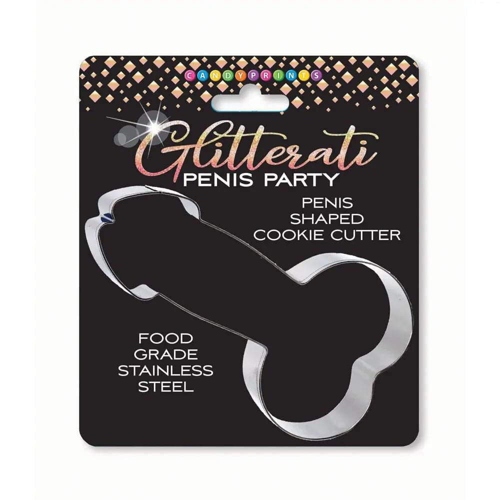 Glitterati Penis Cookie Cutter - Novelty Item Little Genie Discreet Intimate Essentials.
