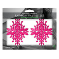 GLOW Fashion Pasties Set - Glow  Crystals Fantasy Lingerie Discreet Intimate Essentials.