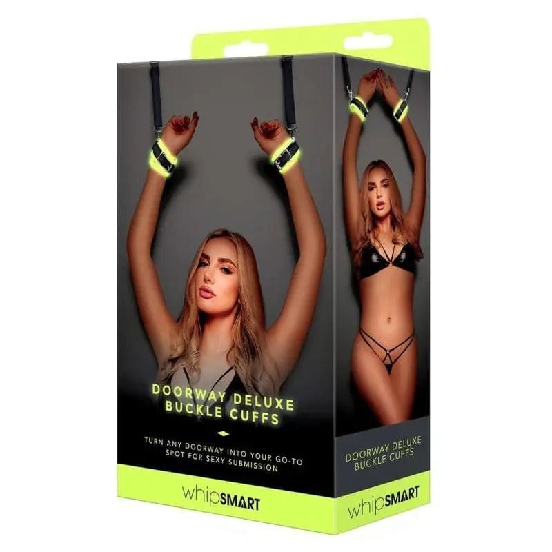 Glow In The Dark Deluxe Doorway Buckle Cuffs Whipsmart Discreet Intimate Essentials.