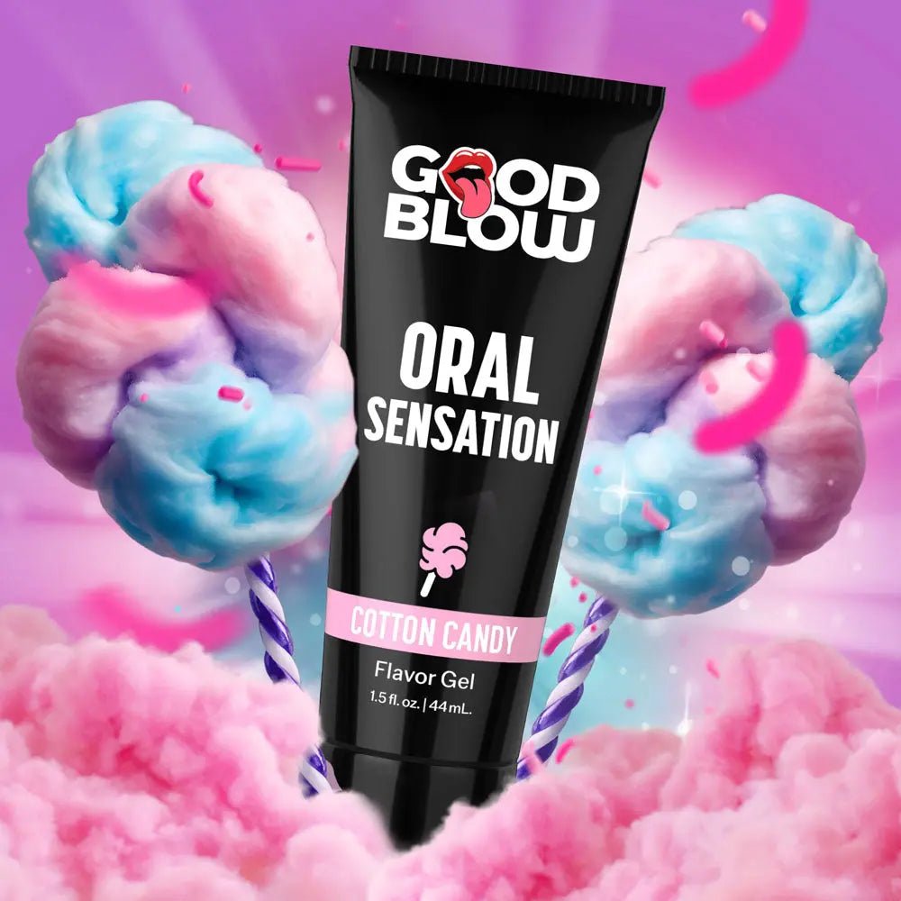 Shop affordable quality Good Blow Oral Sensation Gel - Cotton Candy - Cotton Candy Flavoured Oral Sex Gel - 44 ml Tube - Discreet Intimate Essentials - LOTIONS & LUBES - XR Brands