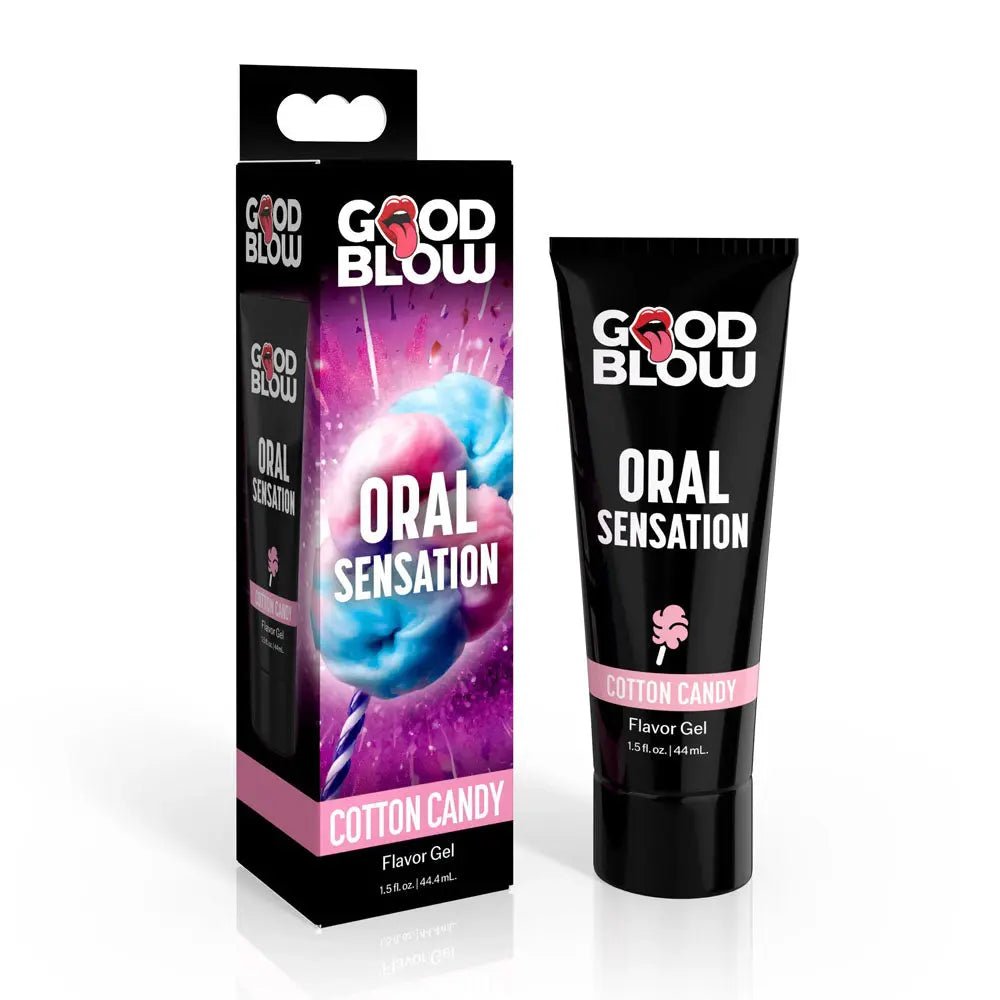 Shop affordable quality Good Blow Oral Sensation Gel - Cotton Candy - Cotton Candy Flavoured Oral Sex Gel - 44 ml Tube - Discreet Intimate Essentials - LOTIONS & LUBES - XR Brands
