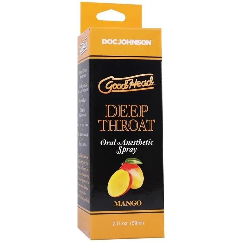 GoodHead Deep Throat Spray Mango 59ml GoodHead Discreet Intimate Essentials.